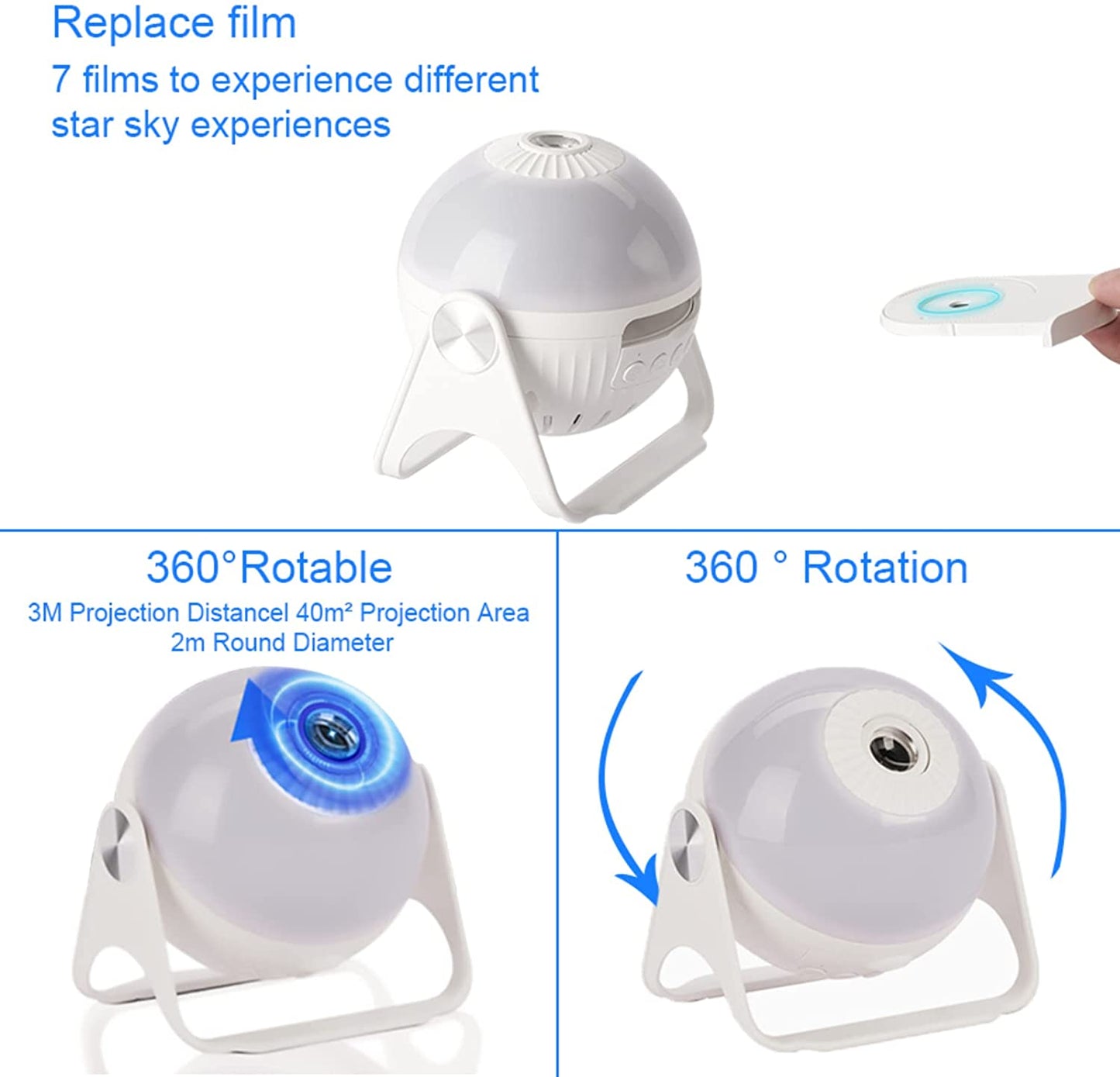 LED Projector Night Light