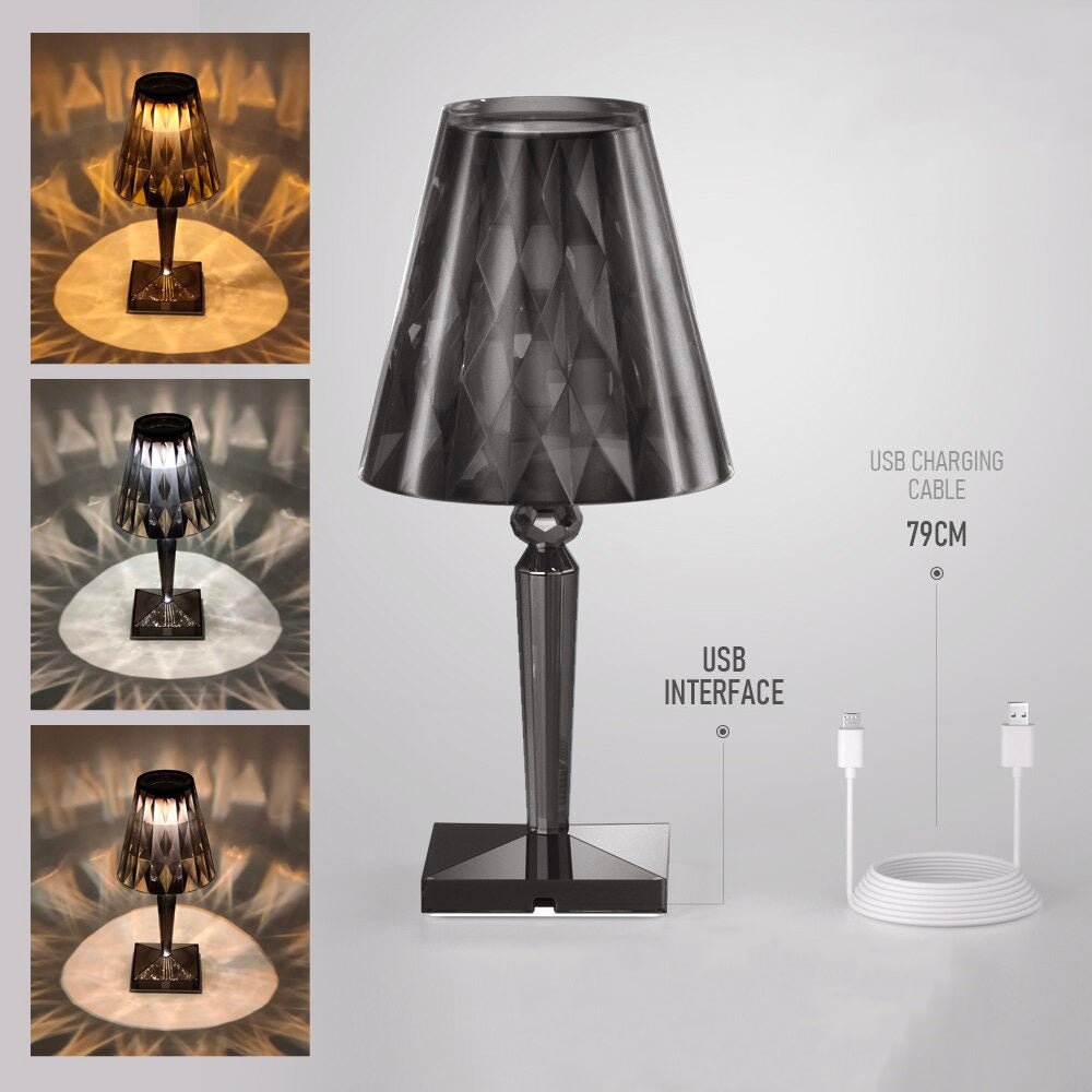 Diamond Bedside Lamp