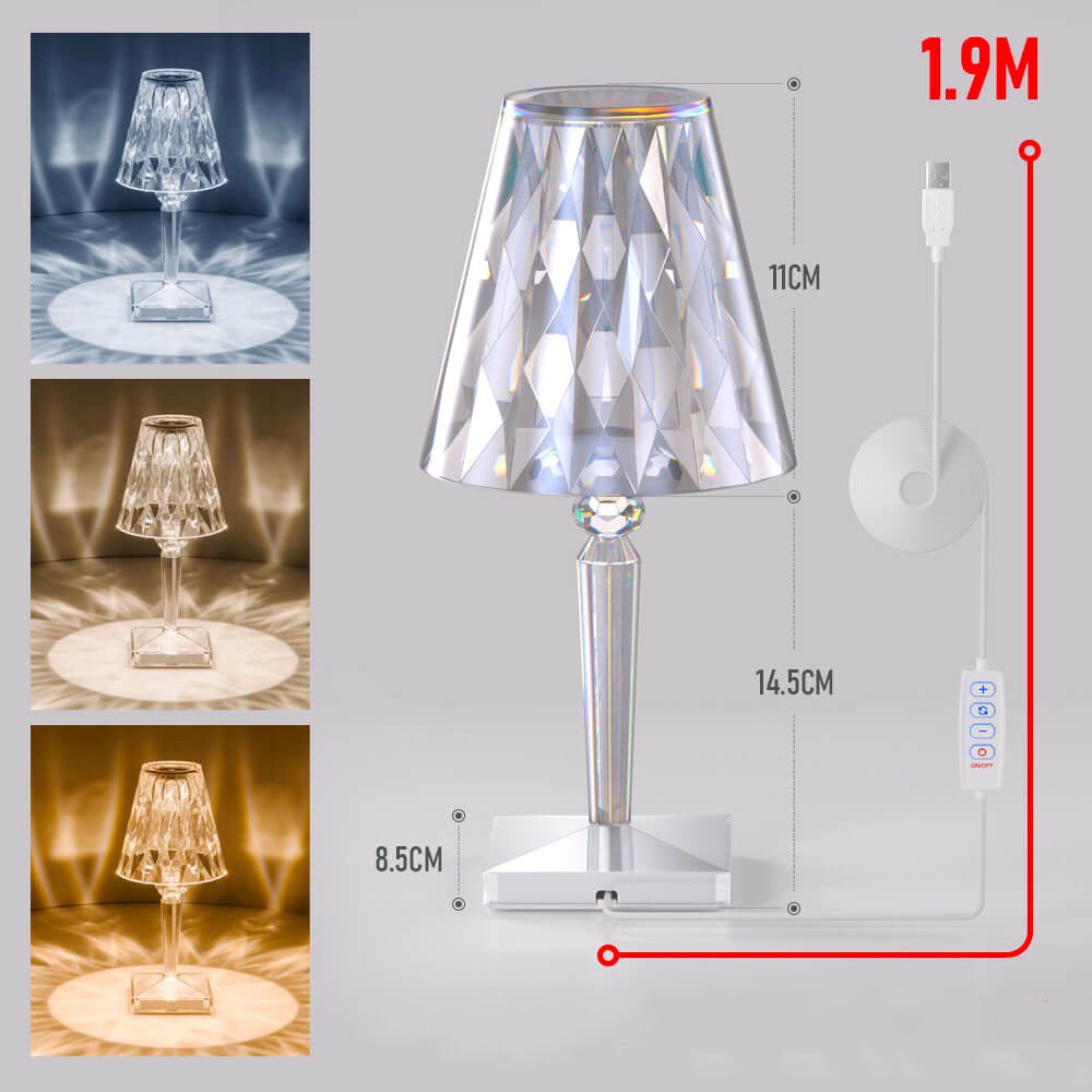 Diamond Bedside Lamp
