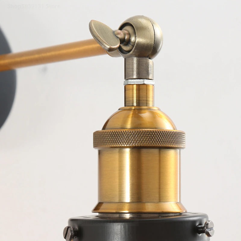 Vintage Glass Wall Lamp