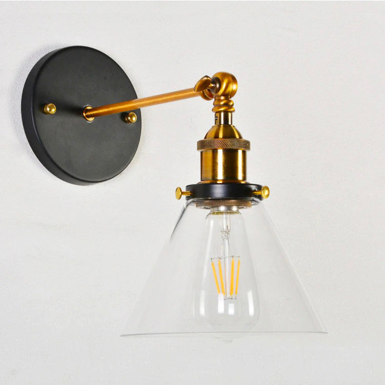 Vintage Glass Wall Lamp