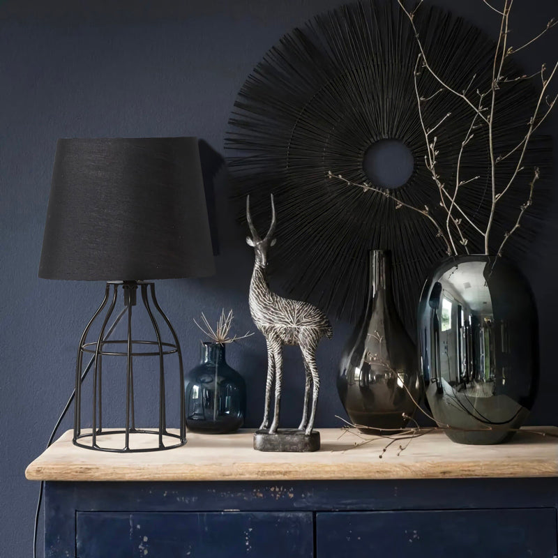 Metal Black Bedside Lamp