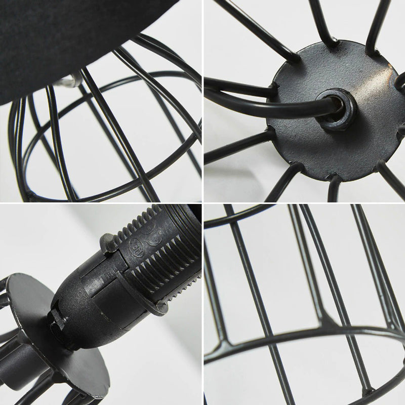 Metal Black Bedside Lamp