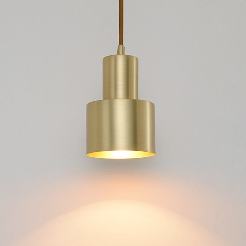 Gold Hanging Bedside Lamp