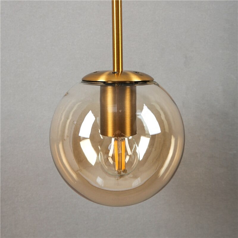 Glass Wall Hanging Bedside Lamp