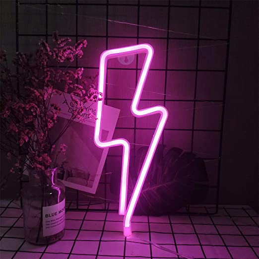 Lightning Neon Lamp