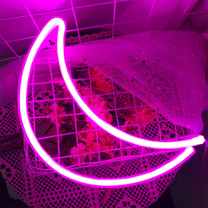 Moon Neon Lamp