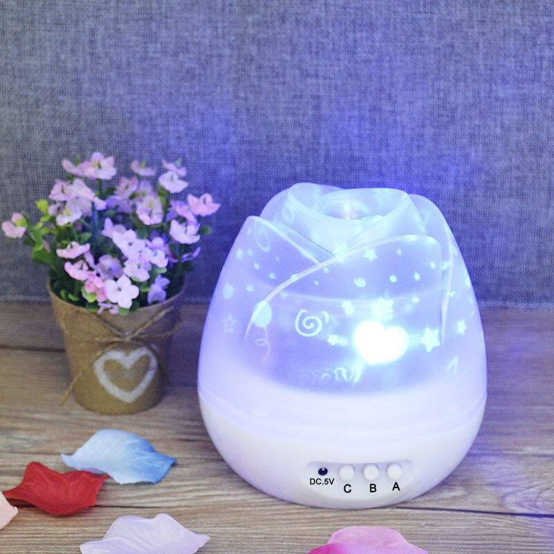 Flower Projecor Night Light