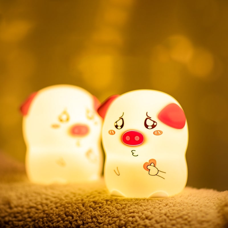 Sad Pig Night Light