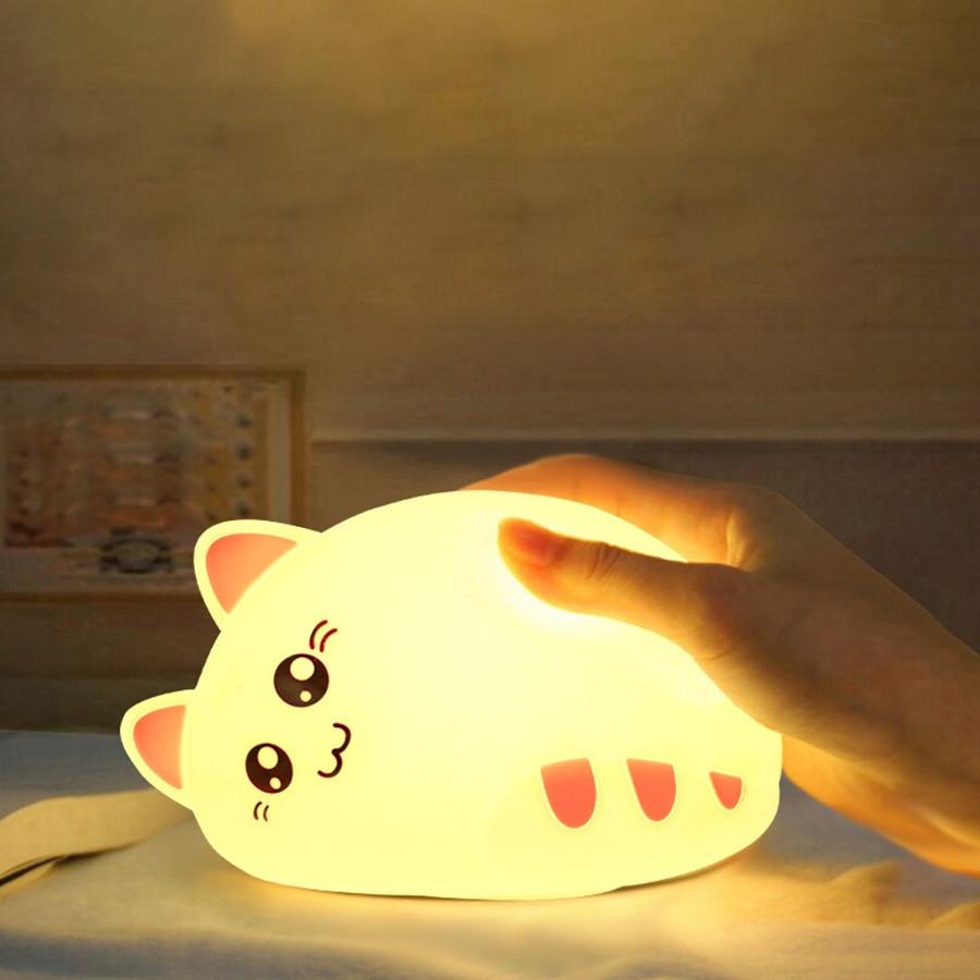 Laying Cat Night Light