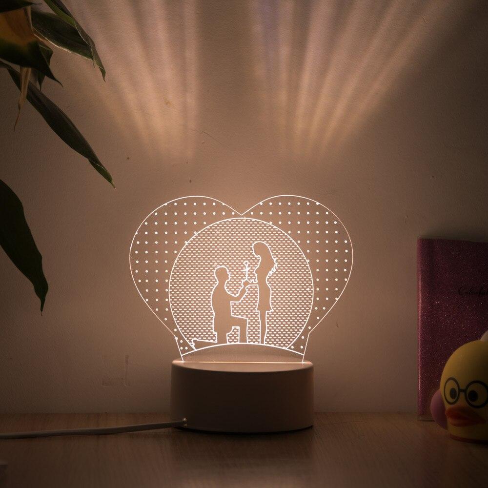 Wedding 3D Lamp