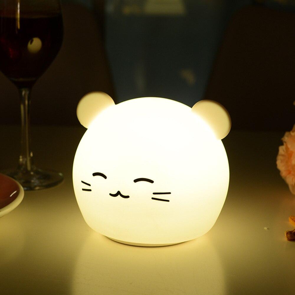 Silicon Cat Night Light