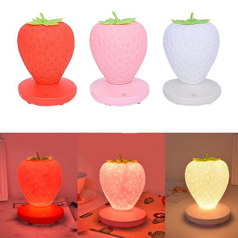 Red Strawberry Night Light