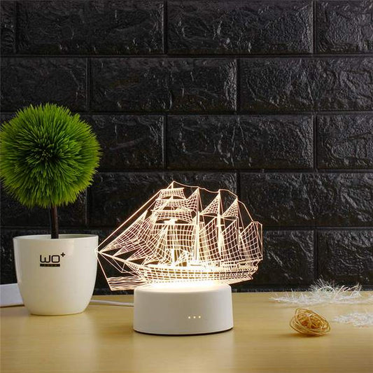 Ship 3D Lamp