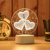 I Love Yoy 3D Lamp