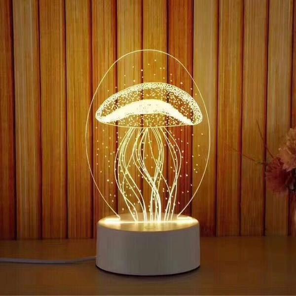 Jelly Fish 3D Night Lamp