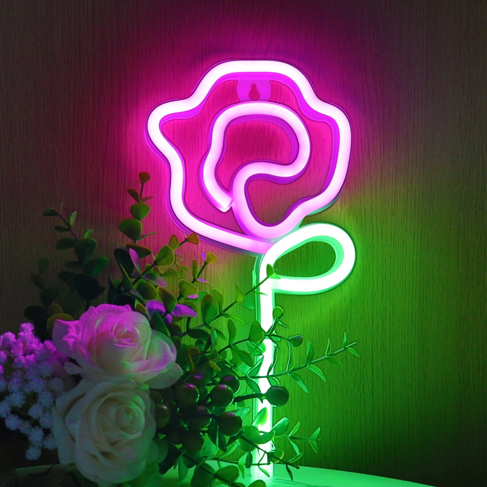 Pink Neon Lamp