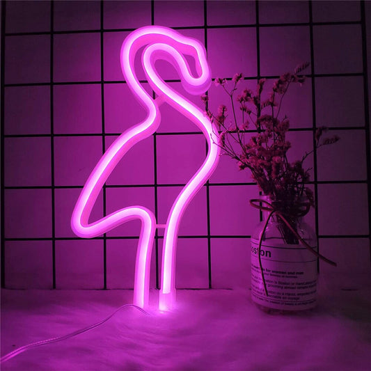 Pink Flamingo Neon