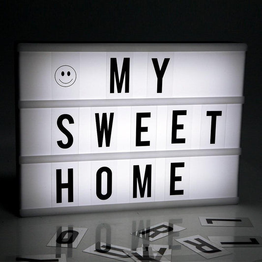 Letters Night Light