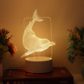 Dolphin 3D Lamp