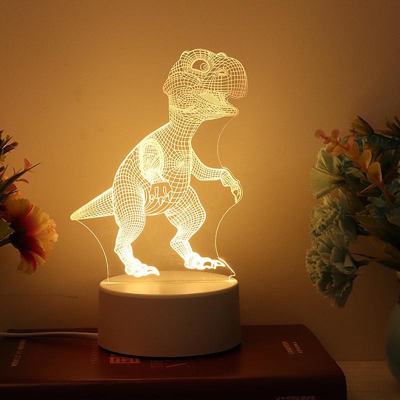 Dinosaur 3D Lamp