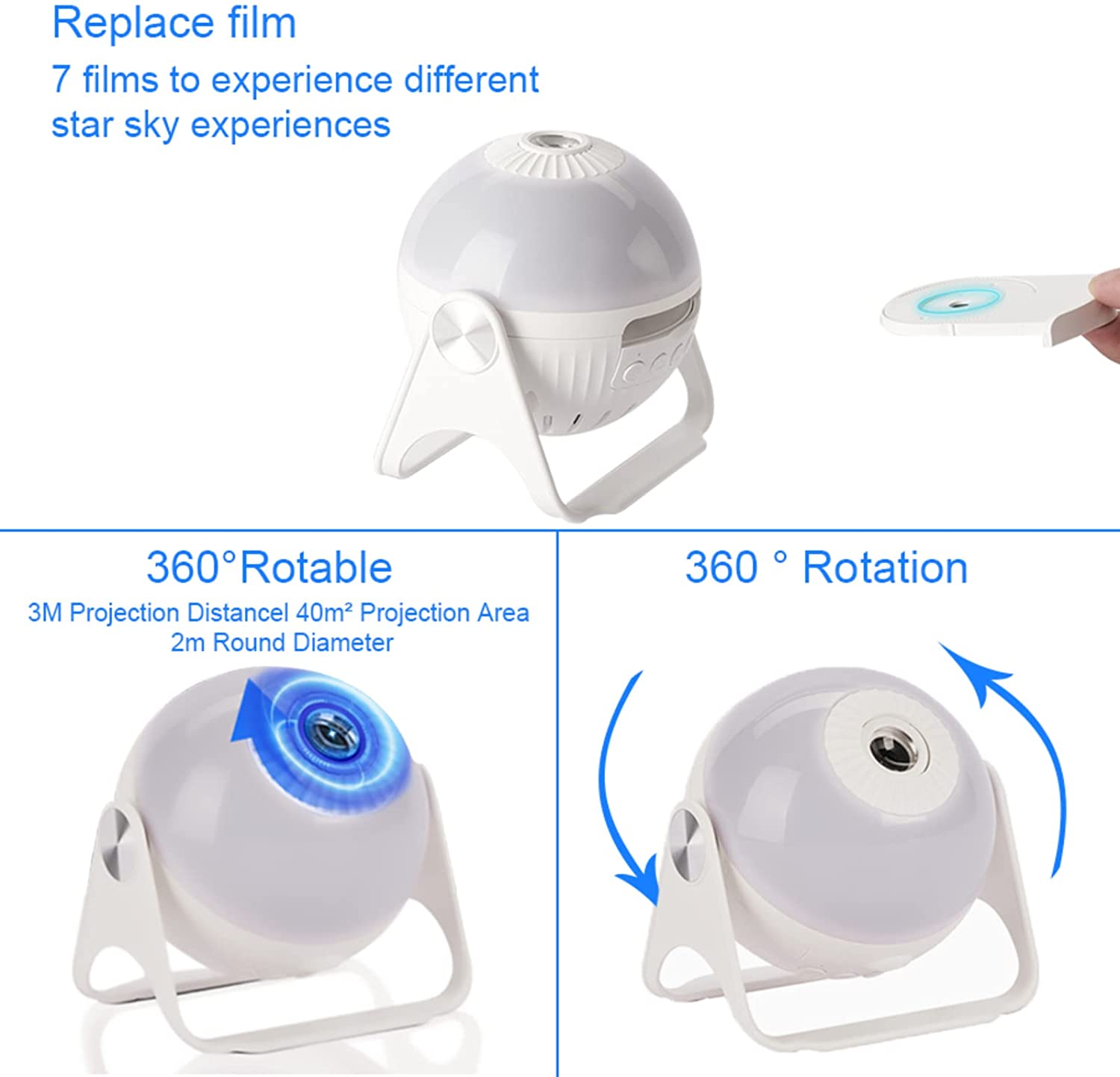 LED Projector Night Light