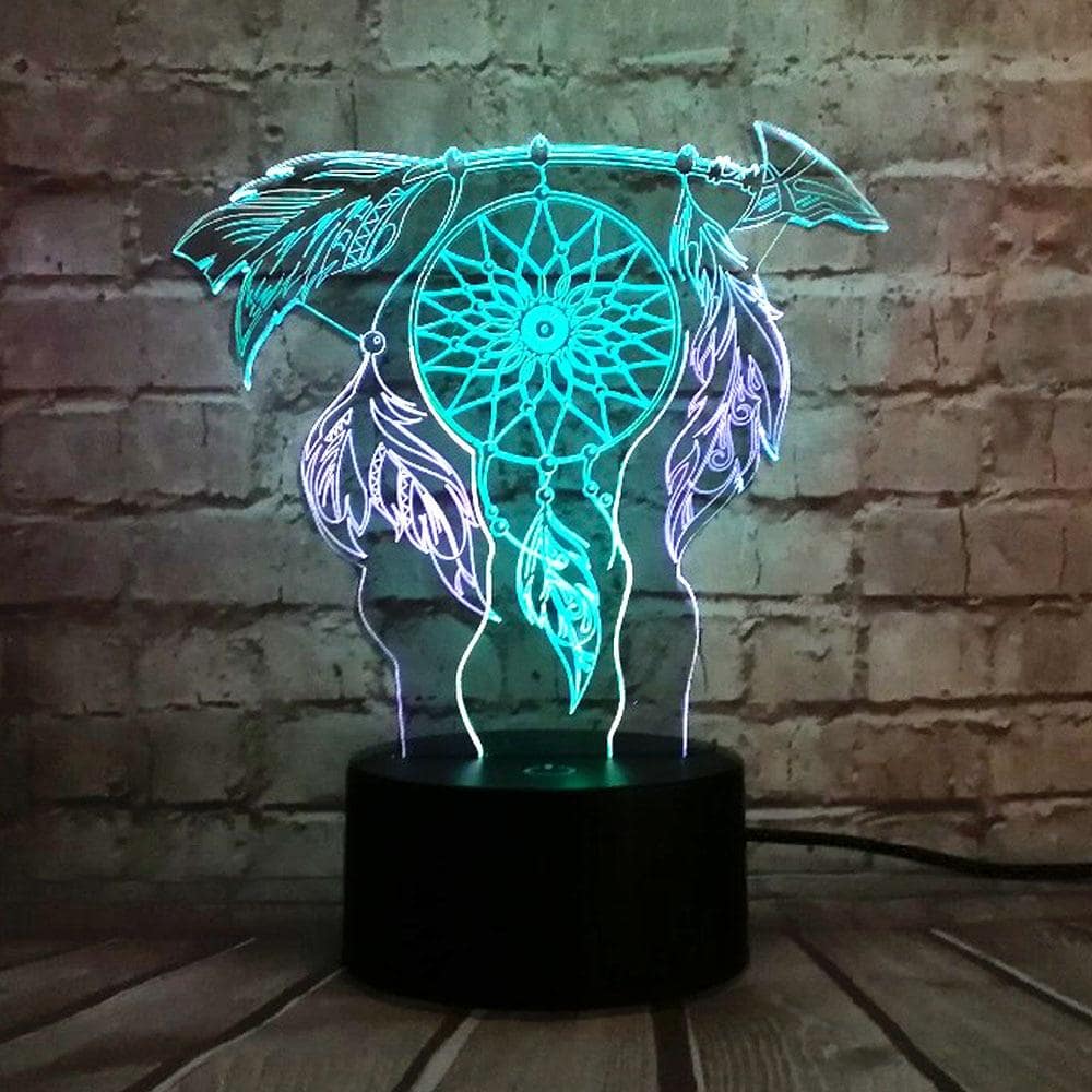 Dream Catcher 3D Lamp