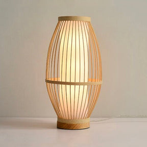 Bamboo Lantern Bedside Lamp