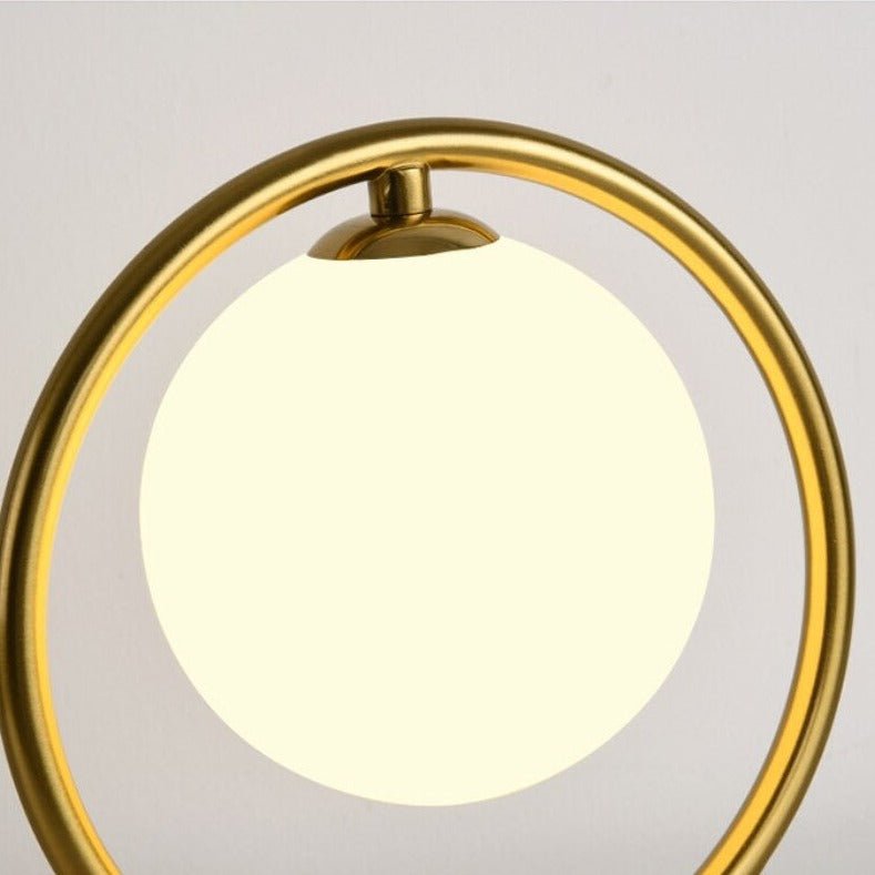 Golden Metal Ball Bedside Lamp