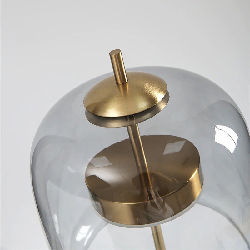 Glass Shade Bedside Lamp