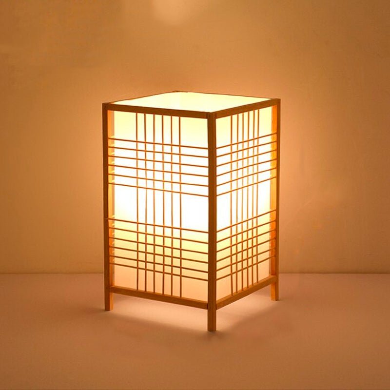 Japanese Squared Bedside Lamp