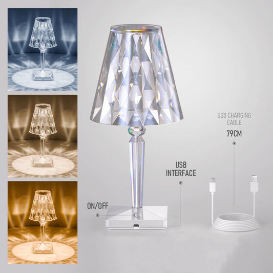 Diamond Bedside Lamp