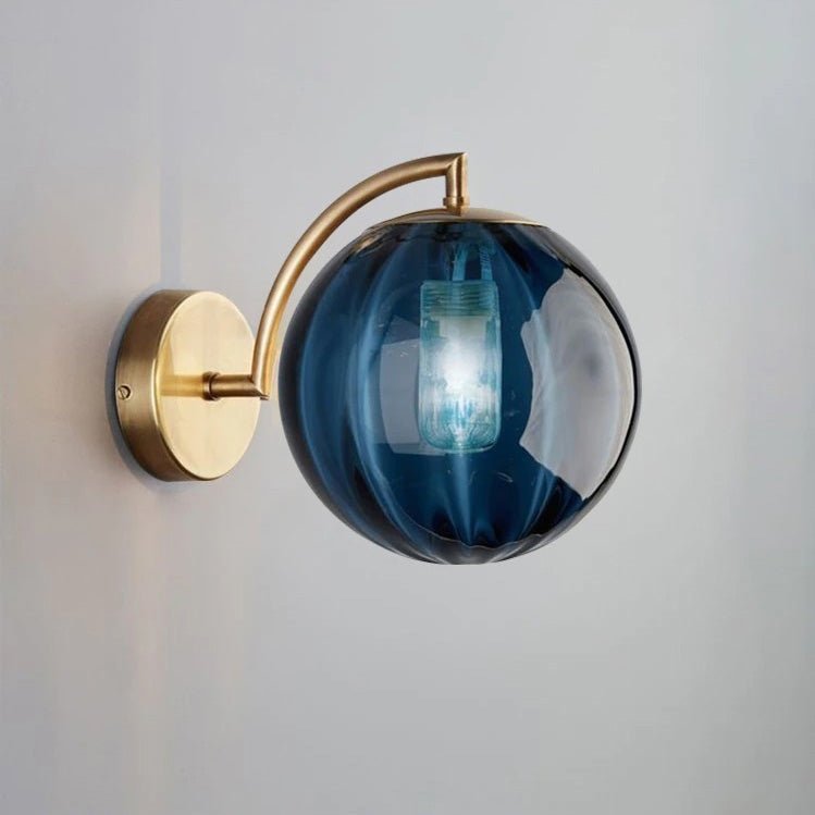 Smoked Glass Bedside Lamp