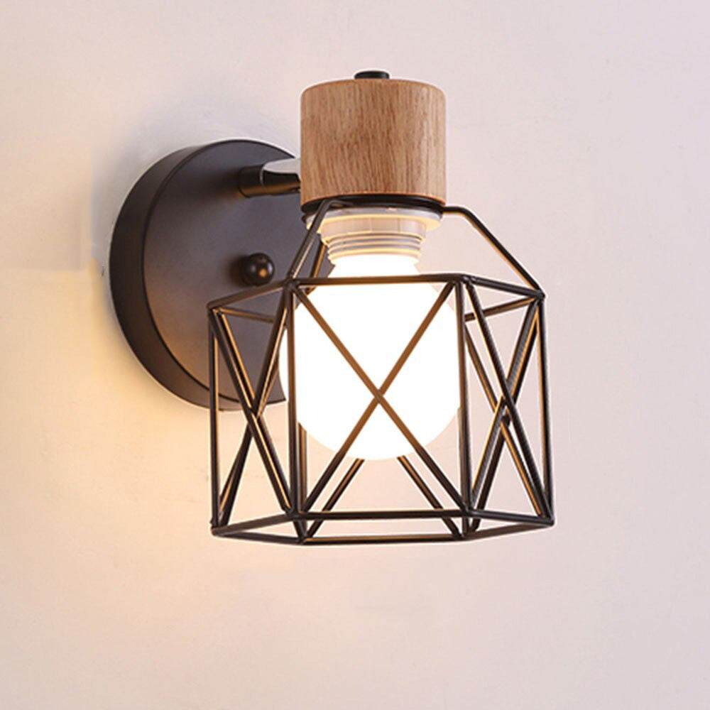 Industrial Cage Bedside Lamp