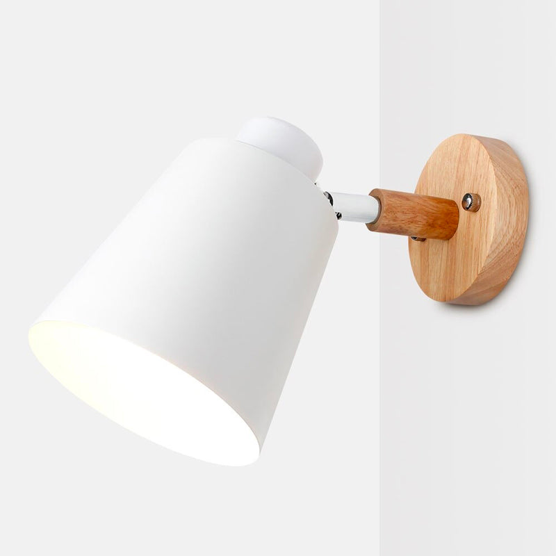 Modern Wooden Bedside Lamp