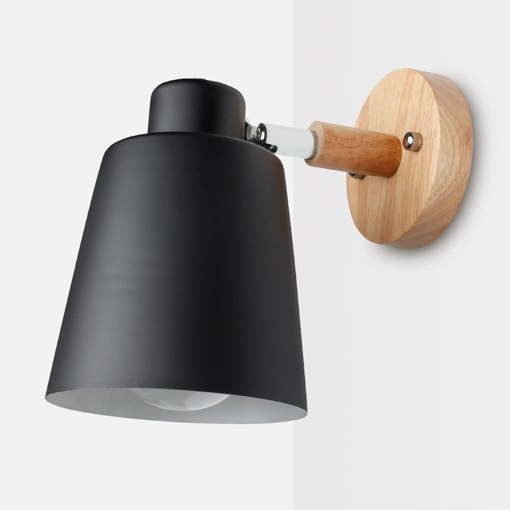Modern Wooden Bedside Lamp