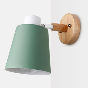 Modern Wooden Bedside Lamp