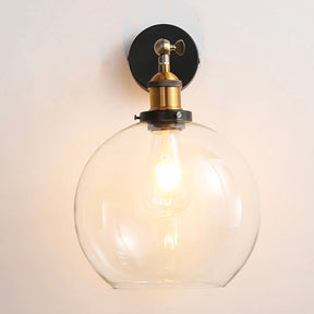 Vintage Glass Wall Lamp