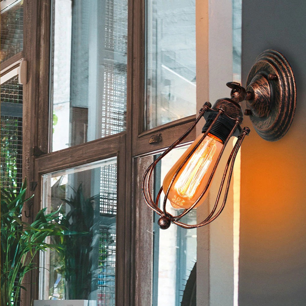 Industrial Vintage Bedside Lamp