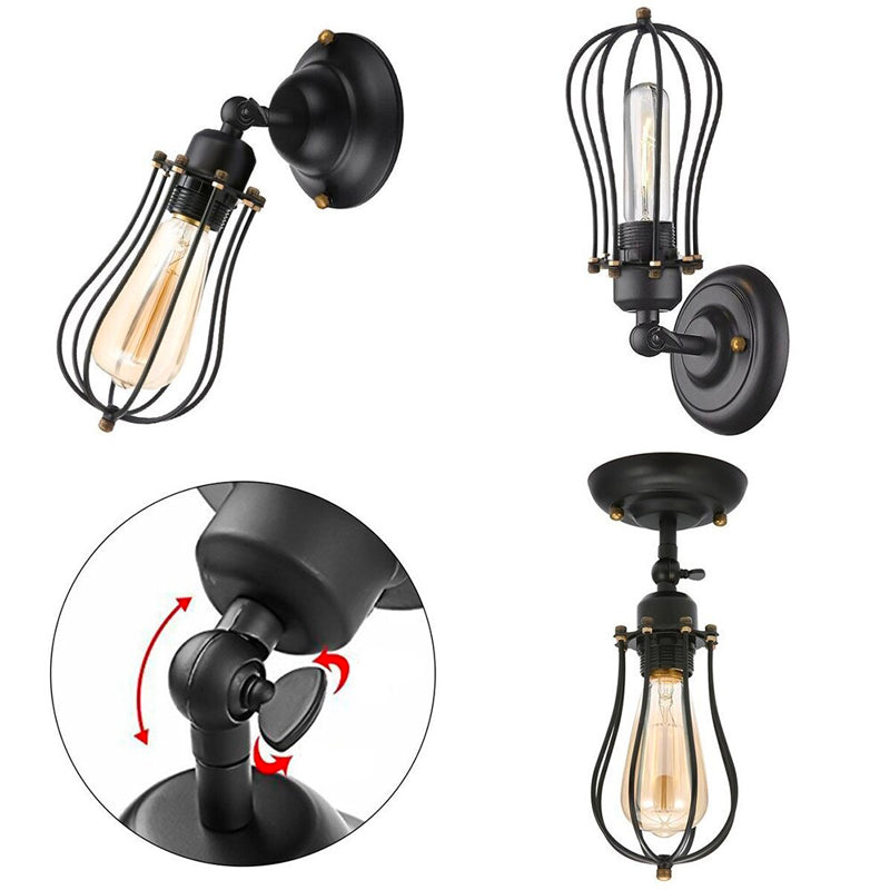 Industrial Vintage Bedside Lamp
