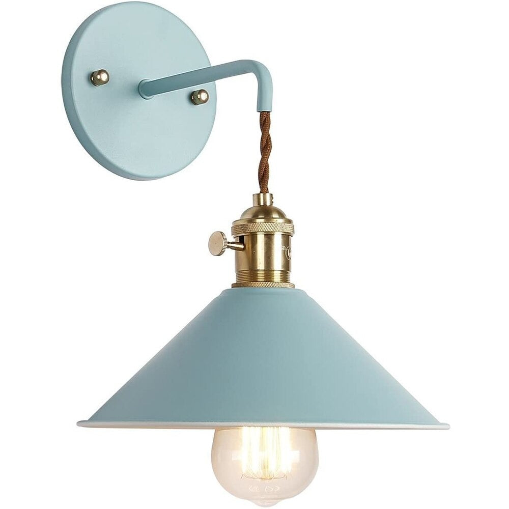 Vintage Metal Bedside Lamp