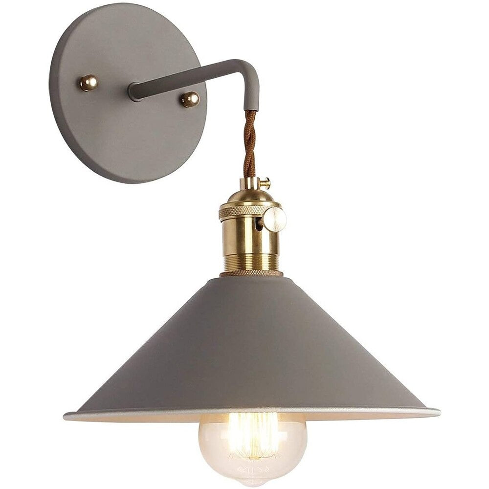 Vintage Metal Bedside Lamp