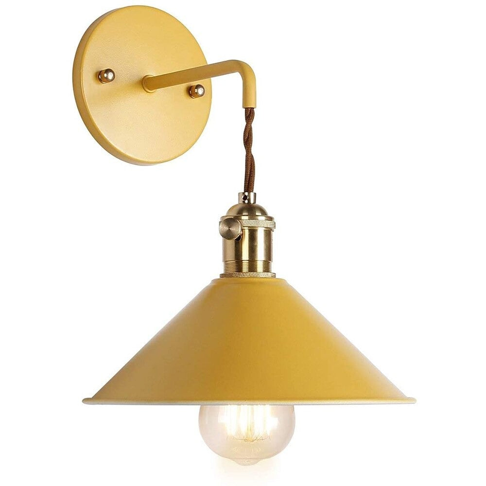 Vintage Metal Bedside Lamp