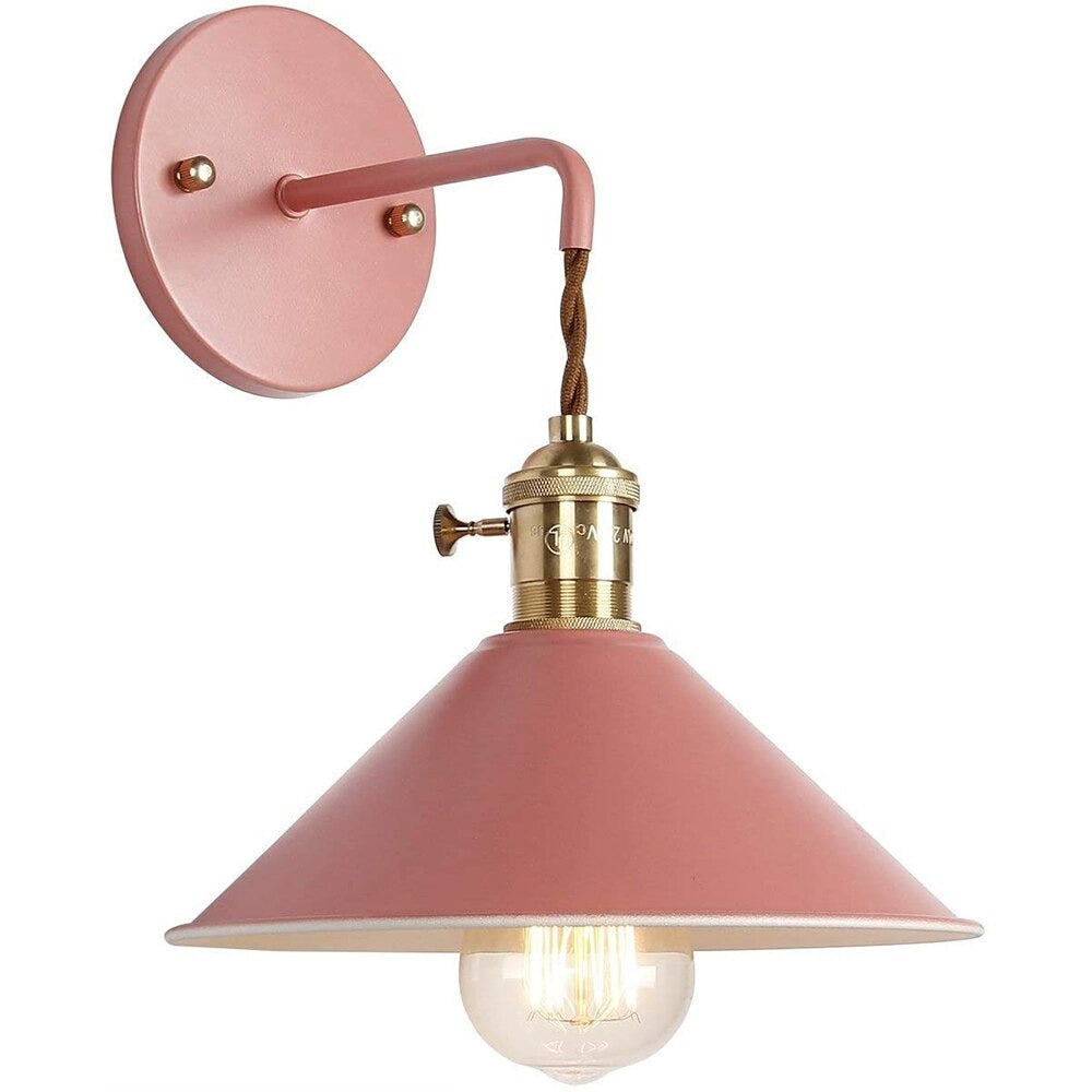 Vintage Metal Bedside Lamp