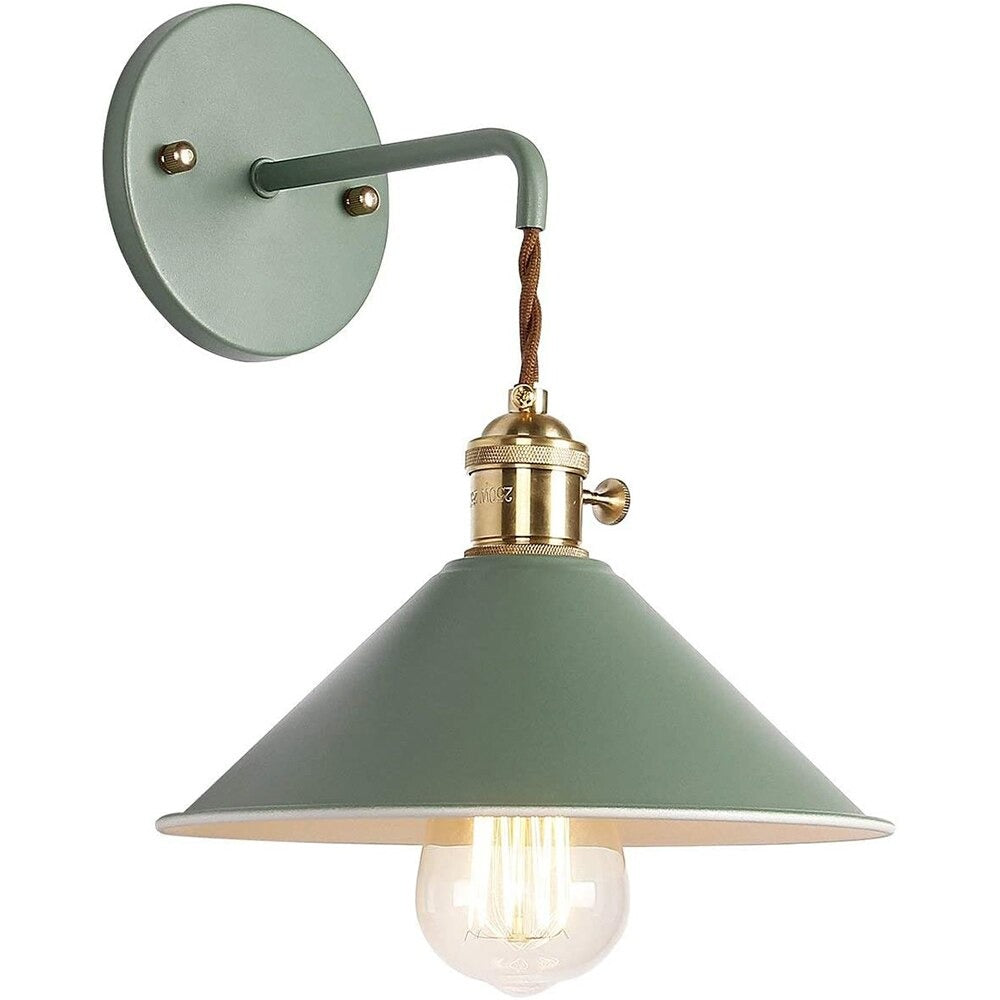 Vintage Metal Bedside Lamp