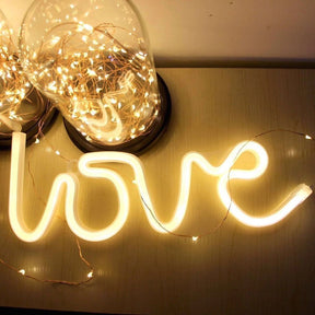 Neon LOVE Bedside Lamp