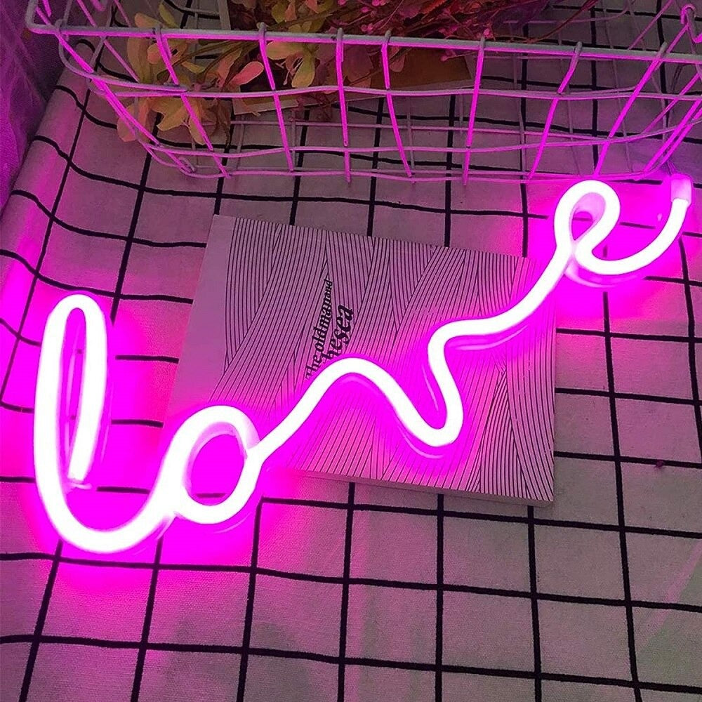 Neon LOVE Bedside Lamp
