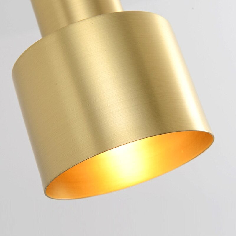 Gold Hanging Bedside Lamp
