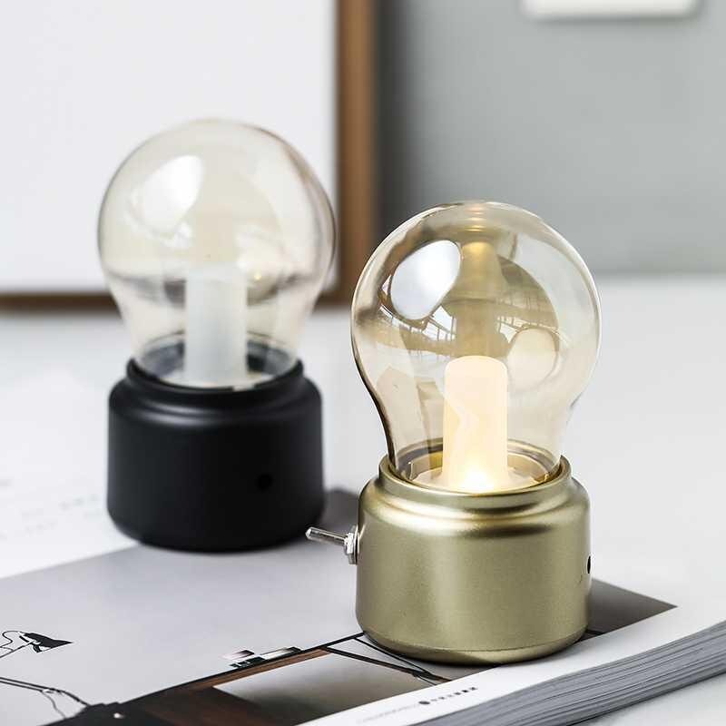 Vintage Wireless Bedside Lamp