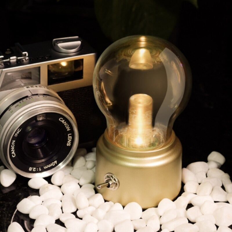 Vintage Wireless Bedside Lamp